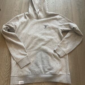 BRAND NEW Grey Hoodie - Gender Neutral Sweater with letter “B” on front.